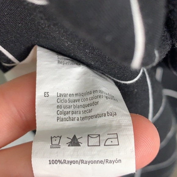 Urban Planet Women’s Black and White Button Up Long Sleeve Top - Picture 6 of 6